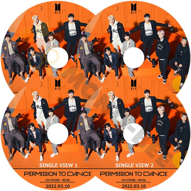 【K-POP DVD] BTS PERMISSION TO DANCE ON STAGE Single ,Multie 4枚セット- SEOUL- 2022.03.10 - BTS 防弾少年団 バンタン【K-POP DVD] - mono-bee
