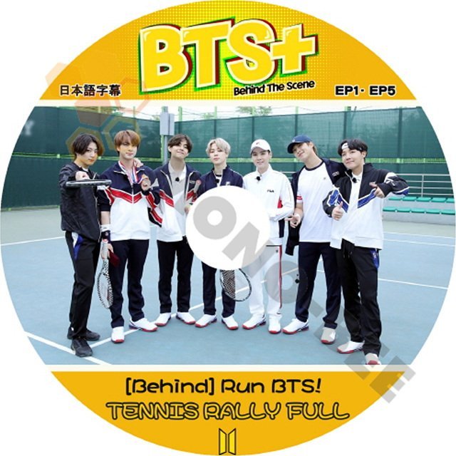 K-POP DVD BTS RUN BTS! Behind TENNIS RALLY FULL 日本語字幕あり 防弾少年団 バンタン 韓国番組収録DVD BANGTAN KPOP - mono-bee