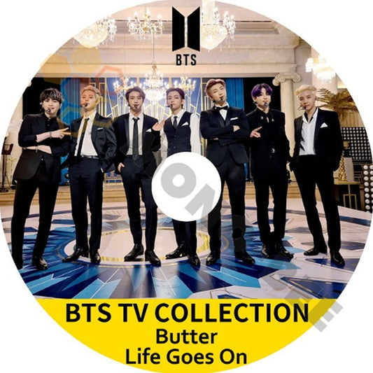 [K-POP DVD] BTS TV COLLECTION 2021 - Butter , Life Goes On - 防弾少年団 バンタン PV DVD - mono-bee
