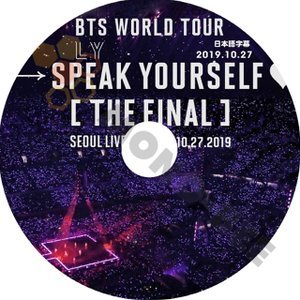 【K-POP DVD] BTS-WORLD TOUR SPEAK YOURSELF {THE FINAL} SEOUL LIVE 2019.10.26 (日本語字幕有) BTS 防弾少年団 バンタン [K-POP DVD] - mono-bee