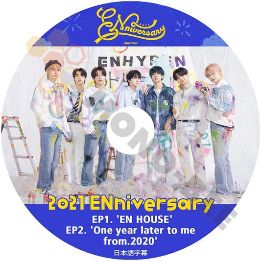 [K-POP DVD] ENHYPEN 2021 ENniversary EP1."EN HOUSE"EP2.'One year later to mefrom.2020' 日本語字幕あり ENHYPEN エンハイフン KPOP DVD - mono-bee