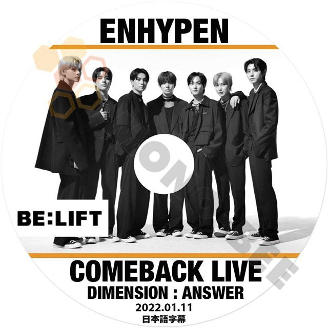 [K-POP DVD] ENHYPEN COMEBACK LIVE DIMENSION : ANSWER 2022.01.11 日本語字幕あり ENHYPEN エンハイフン [ KPOP DVD] - mono-bee