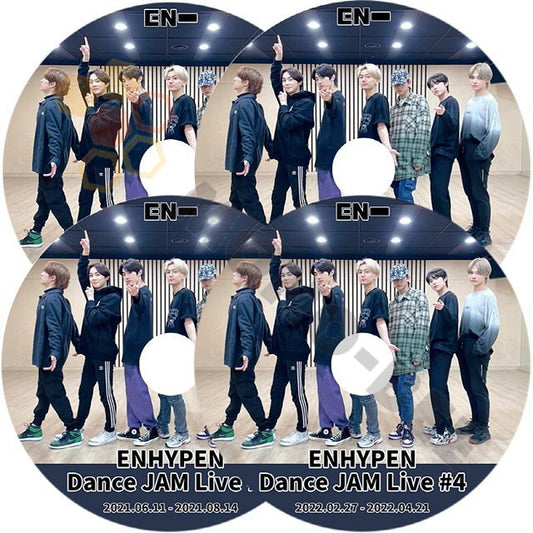 [K-POP DVD] ENHYPEN DANCE JAM LIVE #1 - #4 4枚セット 日本語字幕なし ENHYPEN エンハイフン ENHYPEN KPOP DVD - mono-bee