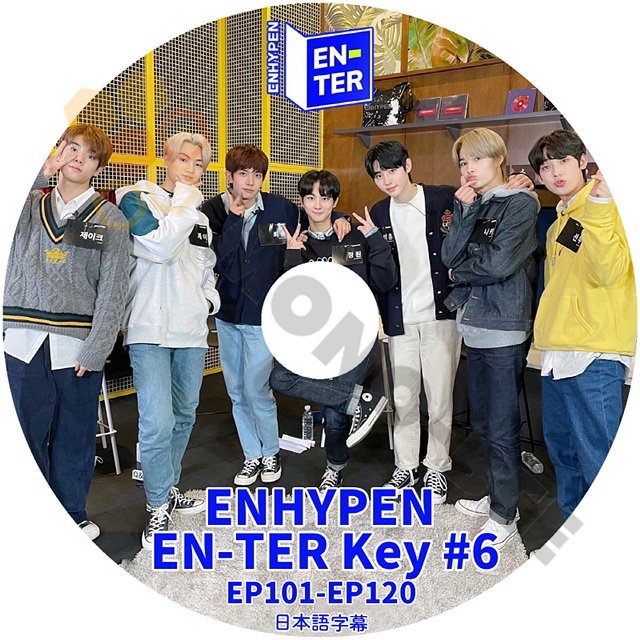 [K-POP DVD] ENHYPEN EN-TER Key #6 EP101-EP120 日本語字幕あり ENHYPEN エンハイフン ENHYPEN KPOP DVD - mono-bee