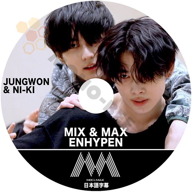 [K-POP DVD] ENHYPEN MIX & MAX JUNGWON & NI-KI 日本語字幕あり ENHYPEN MIX & MAX DVD - mono-bee