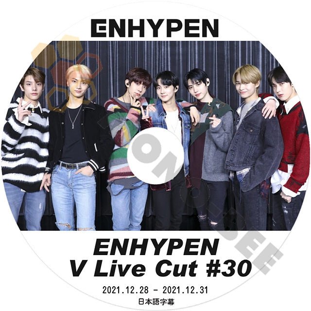 [K-POP DVD] ENHYPEN V LIVE CUT #30 2021.12.28 - 2021.12.31 日本語字幕あり ENHYPEN エンハイフン ENHYPEN KPOP DVD - mono-bee