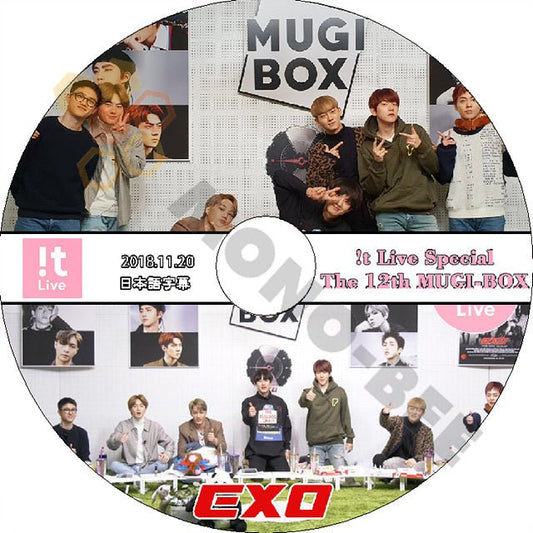 K-POP DVD EXO 2018 IT LIVE SPECIAL MUGI-BOX -2018.11.20- 日本語字幕あり EXO エクソ EXO DVD - mono-bee