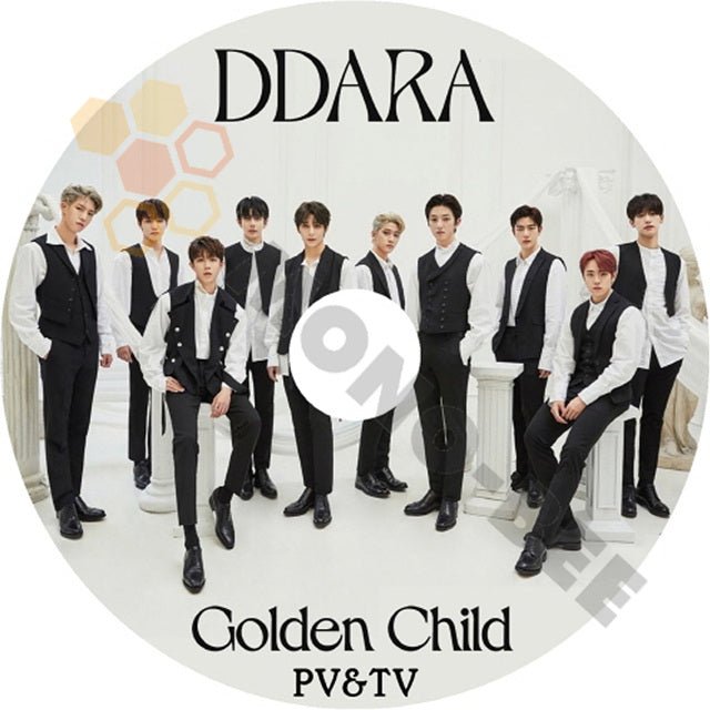 K-POP DVD Golden Child 2021 3rd PV/TV COLLECTION - DDARA - Golden Child ゴールデンチャイルド PV/TV KPOP DVD - mono-bee