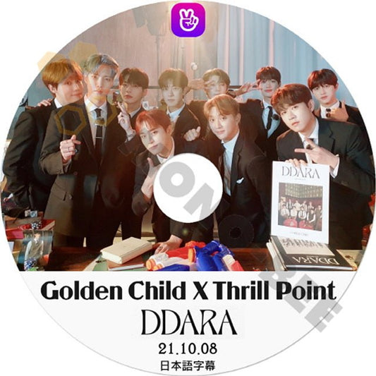 K-POP DVD Golden Child XThrill Point {DDARA} -2021.10.08 -日本語字幕あり Golden Child ゴールデンチャイルド 韓国番組収録 KPOP DVD - mono-bee