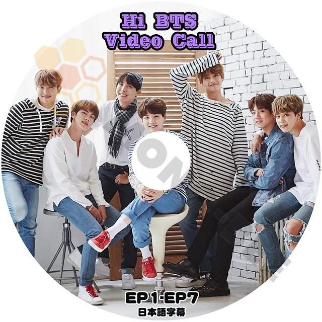 [K-POP DVD] HI BTS Video Call EP1 - EP7 日本語字幕あり 防弾少年団 バンタン 韓国放送 DVD - mono-bee
