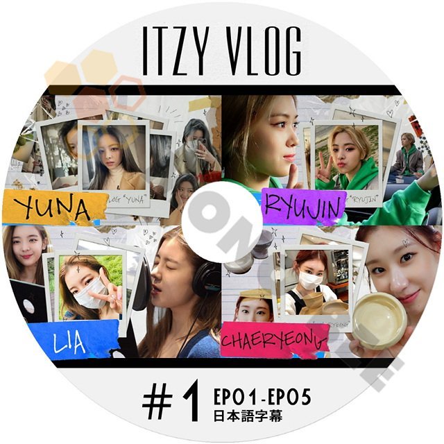 [K-POP DVD] ITZY ITZY VLOG #1 EP01 - EP05 日本語字幕あり ITZY イッジ イェジ リア リュジン チェリョン ユナ ITZY KPOP DVD - mono-bee