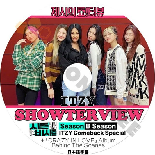 [K-POP DVD] ITZY SHOWTERVIEW -Season,Bseason-ITZY Comback Special 日本語字幕あり ITZY イッジ イェジ リア リュジン チェリョン ユナ ITZY KPOP DVD - mono-bee
