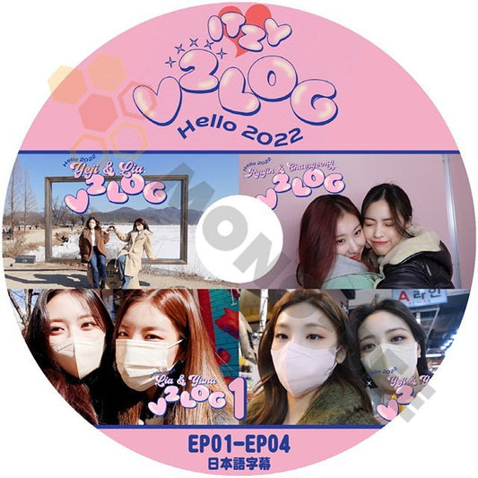 [K-POP DVD] ITZY V2LOG HELLO 2022 #1 EP01-EP05 日本語字幕あり ITZY イッジ イェジ リア リュジン チェリョン ユナ ITZY KPOP DVD - mono-bee