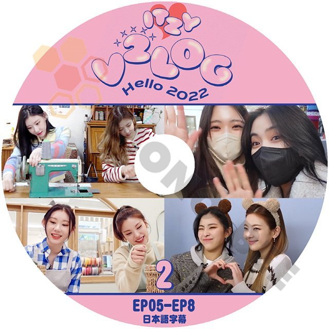 [K-POP DVD] ITZY V2LOG HELLO 2022 #2 EP05-EP08 日本語字幕あり ITZY イッジ イェジ リア リュジン チェリョン ユナ ITZY KPOP DVD - mono-bee