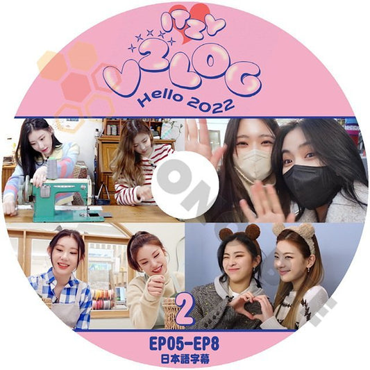 [K-POP DVD] ITZY V2LOG HELLO 2022 #2 EP05-EP08 日本語字幕あり ITZY イッジ イェジ リア リュジン チェリョン ユナ ITZY KPOP DVD - mono-bee