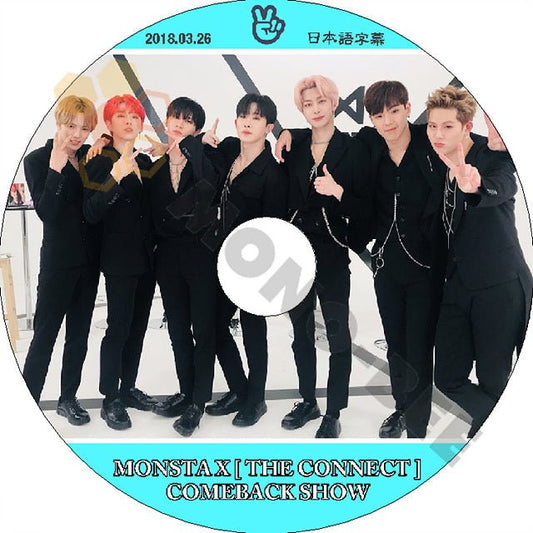 K-POP DVD MONSTA X COMEBACK SHOW - THE CONNECT - -2018.03.26- 日本語字幕あり MONSTA X モンスタエックス MONSTA X DVD - mono-bee