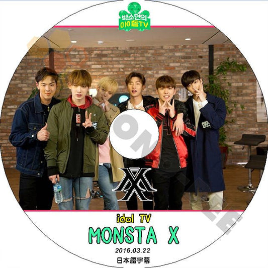 K-POP DVD MONSTA X LIVE IDOL TV -2016.03.22- 日本語字幕あり MONSTA X モンスタエックス MONSTA X DVD - mono-bee