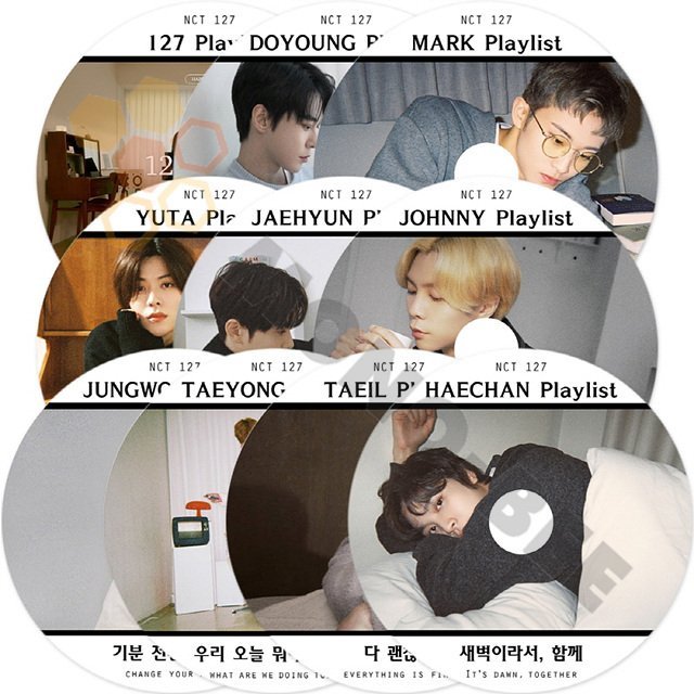 【K-POP DVD] NCT 127 PLAY LIST 10枚セット Making HAPPY 127 DAY 日本語字幕なし　NCT127 PLAY LIST 【K-POP DVD] - mono-bee