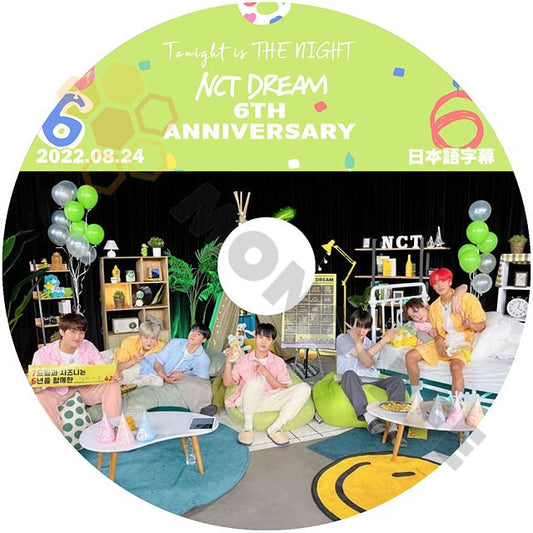 [K-POP DVD] NCT DREAM 6th Anniversary Tonight is The Night 2022.08.24 日本語字幕あり - NCT DREAM エヌシーティードリーム KPOP DVD - mono-bee