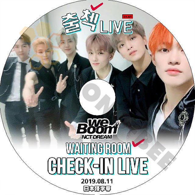 K-POP DVD NCT Dream CHECK IN LIVE -2019.8.11- 日本語字幕あり NCT エヌシーティー NCT Dream エヌシーティーDream NCT Dream DVD - mono-bee