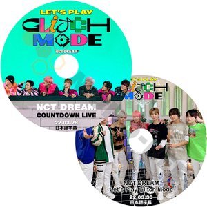 [K-POP DVD] NCT Dream Glitch Mode 2枚セット COUNTDOWN LIVE/Let's Play 日本語字幕あり NCT Dream エヌシーティー KPOP DVD - mono-bee