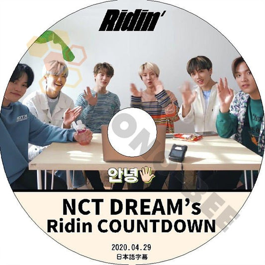 K-POP DVD NCT Dream Ridin Countdown -2020.04.29-日本語字幕あり NCT Dream エヌシーティーDream NCT KPOP DVD - mono-bee