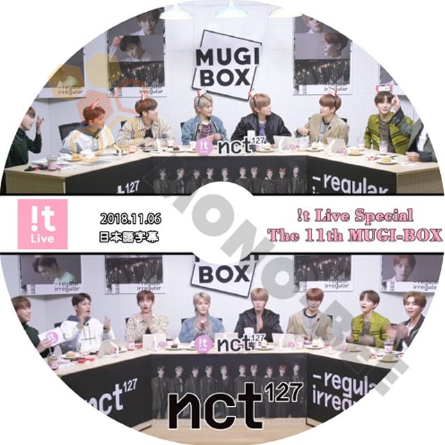 K-POP DVD NCT127 エヌシーティー MUGI BOX ミュージーボックス 2018.11.06 (日本語字幕有) - NCT127 エヌシーティー 韓国番組収録DVD - mono-bee