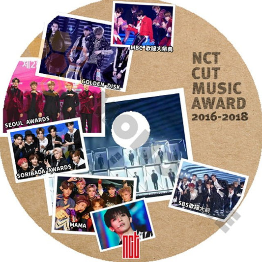 K-POP DVD NCT127 エヌシーティー NCT DREAM NCT CUT MUSIC AWARD 2016-2018 - NCT127 エヌシーティー 韓国番組収録DVD - mono-bee