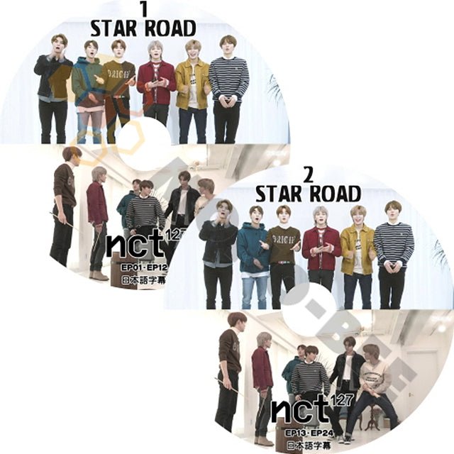 K-POP DVD NCT127 エヌシーティー NCT DREAM STAR ROAD EP01-EP24 2枚SET (日本語字幕有) - NCT127 エヌシーティー 韓国番組収録DVD - mono-bee