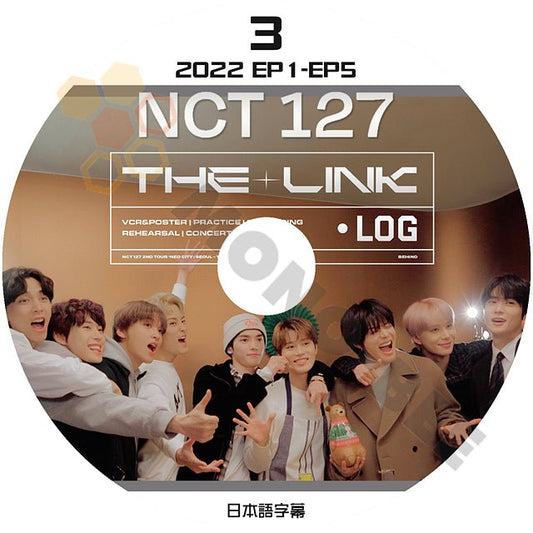 K POP DVD NCT127 THE LINK LOG 2022 #3 EP1-EP5 日本語字幕あり エヌシーティー127 NCTU エヌシーティーユー YUTA ユウタ WINWIN ウィンウィン Taeyong テヨン Jaehyun ジェヒョン Taeil テイル Johnny ジョニー - mono-bee