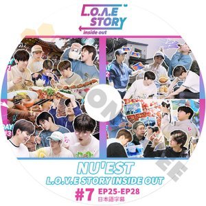 [K-POP DVD] NU'EST 2021 LOVE STORY INSIDE OUT #7 EP25-EP28 日本語字幕あり NU'EST ニューイースト 音楽収録DVD NU'EST KPOP DVD - mono-bee