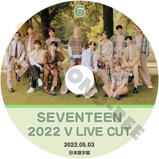 [K-POP DVD] SEVENTEEN 2022 V Live Cut #6 2022.05.03 日本語字幕あり SEVENTEEN セブンティーン KPOP DVD - mono-bee