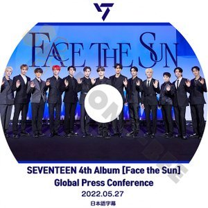 [K-POP DVD] SEVENTEEN 4th ALBUM Global Press Conferrence- FACE THE SUN 2022.05.27 日本語字幕あり セブンティーン SEVENTEEN DVD - mono-bee