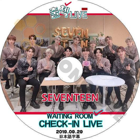 K-POP DVD SEVENTEEN CHECK IN LIVE -2019.09.29- 日本語字幕あり セブンティーン セブチ 韓国番組収録DVD SEVENTEEN KPOP DVD - mono-bee