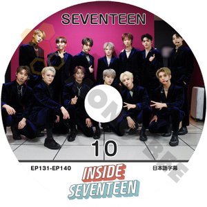 [K-POP DVD] SEVENTEEN INSIDE #10 EP131 - EP 140 日本語字幕あり SEVENTEEN セブンティーン セブチ 韓国番組収録DVD SEVENTEEN KPOP DVD - mono-bee