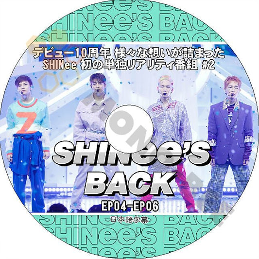 K-POP DVD SHINee'S BACK #2 -EP4-EP6- 日本語字幕あり SHINee シャイニー オンユ キー ミンホ テミン SHINee DVD - mono-bee