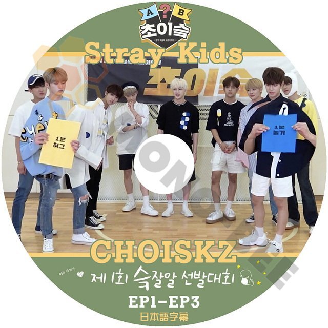 【K-POP DVD] STRAY KIDS CHOISKZ EP1 - EP3 (日本語字幕有) - STRAY KIDS ストレイキッズ 【K-POP DVD] - mono-bee