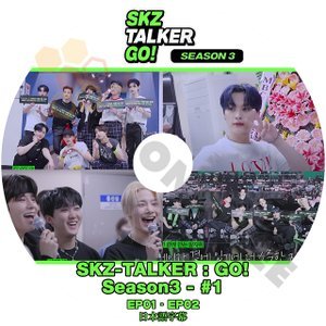 [K-POP DVD] STRAY KIDS SKZ-TALKER : GO Season3 - #1 (EP01 - EP02) 日本語字幕あり Stray Kids ストレイキッズ 韓国番組収録 KPOP DVD - mono-bee