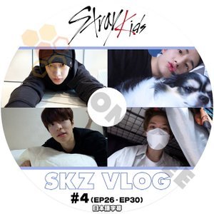 [K-POP DVD] STRAY KIDS SKZ VLOG #4 (EP26 - EP30) 日本語字幕あり Stray Kids ストレイキッズ 韓国番組収録 STRAY KIDS KPOP DVD - mono-bee