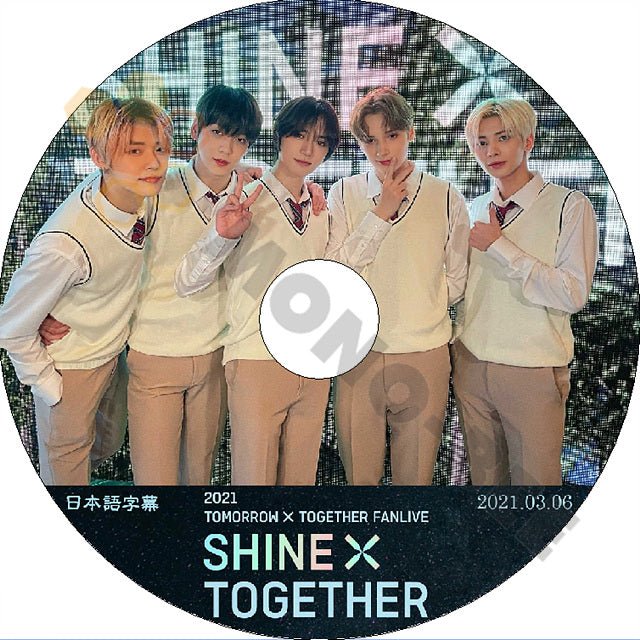 K-POP DVD TXT FANLIVE 2021.03.06 日本語字幕あり TXT トゥモローバイトゥゲザー 韓国番組 TXT KPOP DVD - mono-bee