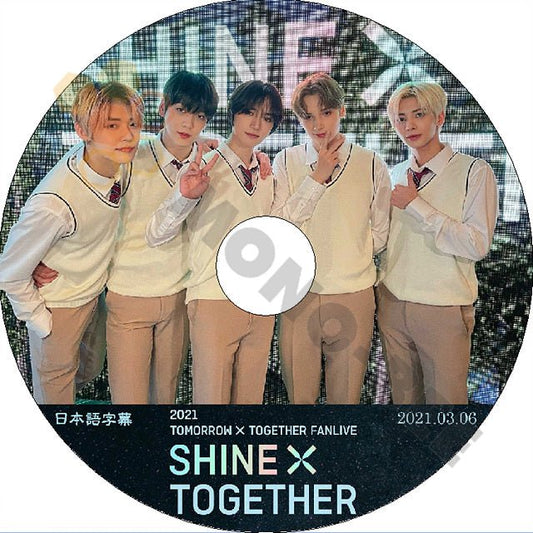 K-POP DVD TXT FANLIVE 2021.03.06 日本語字幕あり TXT トゥモローバイトゥゲザー 韓国番組 TXT KPOP DVD - mono-bee