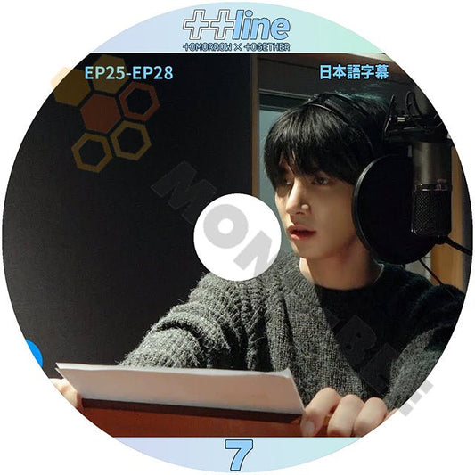 K-POP DVD TXT ttLINE ++LINE #7 EP25-EP28 日本語字幕あり TXT トゥモローバイトゥゲザー ヨンジュン スビン ヒュニンカイ テヒョン ボムギュ TXT KPOP DVD - mono-bee