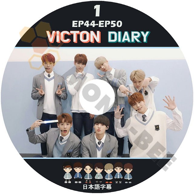 [K-POP DVD] VICTON DIARY #1 EP44 - EP50 日本語字幕あり VICTON ビクトン 韓国番組収録DVD VICTON KPOP DVD - mono-bee
