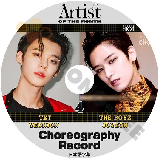 【K-POP DVD】ARTIST OF THE MONTH #4 TXT YEONJUN & THE BOYZ JUYEON 日本語字幕あり Choreography Record 【K-POP DVD】 - mono-bee