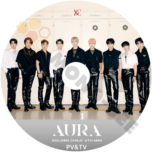 【K-POP DVD】Golden Child 2022 PV&TV COLLECTION - AURA - Golden Child 6TH MINI PV DVD - mono-bee