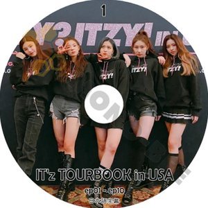 【K-POP DVD】ITZY イッジ IT'Z TOURBOOK in USA DISK1 EP01-EP10 (日本語字幕有) - ITZY イッジ 韓国番組収録DVD - mono-bee
