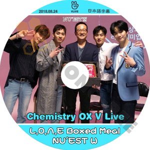 【K-POP DVD】NU'EST ニューイースト V LIVE Chemistry OX V LIVE 2018.08.24 (日本語字幕有) - NU'EST ニューイースト 韓国番組収録DVD - mono-bee