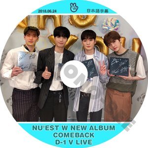 【K-POP DVD】NU'EST ニューイースト V LIVE NU'EST W NEW ALBUM COMEBACK D-1 V LIVE 2018.06.24 (日本語字幕有) - NU'EST 韓国番組収録DVD - mono-bee