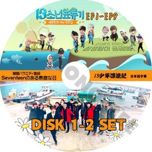 【K-POP DVD】SEVENTEEN セブンティーン 韓国バラエティー番組 SEVENTEENのある素敵な日 13少年漂流記 DISK1-2 2枚 SET (日本語字幕有) - mono-bee