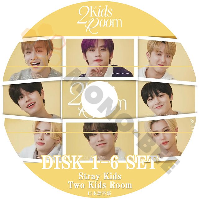 【K-POP DVD】STRAY KIDS Two Kids Room Vol.6 - #1- #6 (EP 01 - EP28) 6枚セット -日本語字幕あり STRAY KIDS ストレイキッズ 韓国番組収録DVD - mono-bee